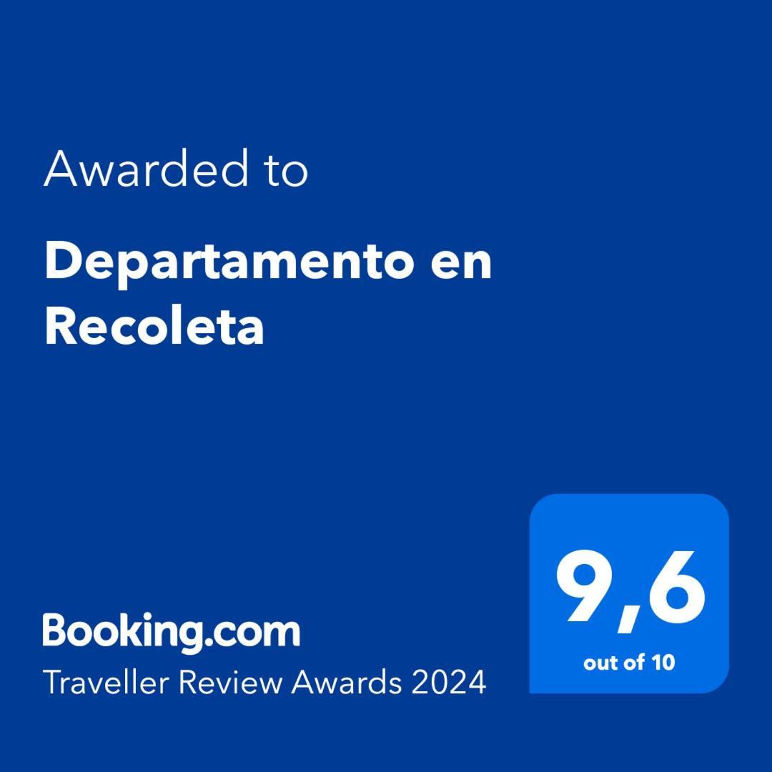 부에노스아이레스 Departamento En Recoleta 아파트 외부 사진